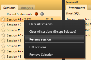 The Profiler New Features: Starring & Renaming - Ayende @ Rahien